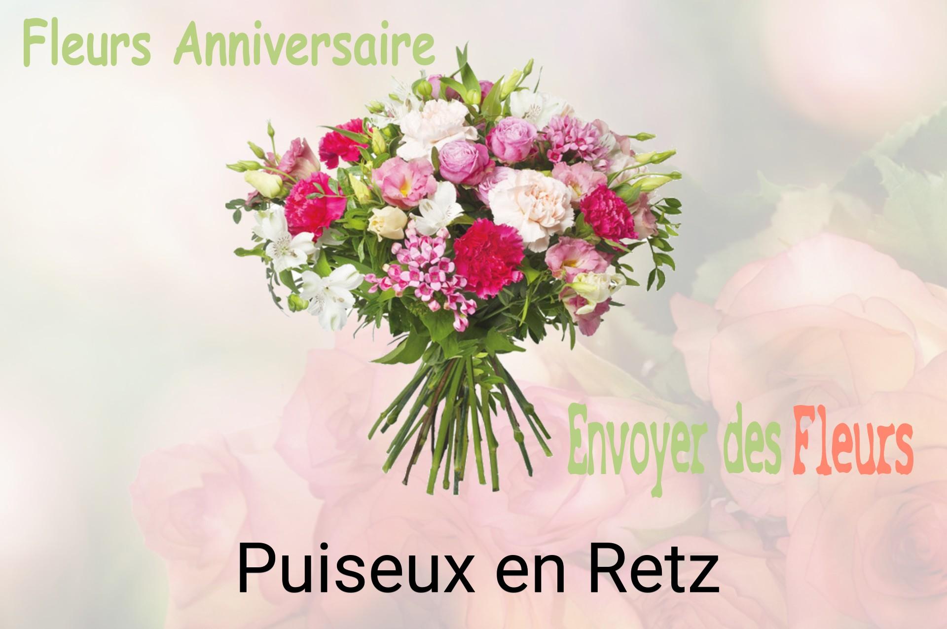 Bouquet de fleurs d’anniversaire livré à Puiseux-en-Retz
