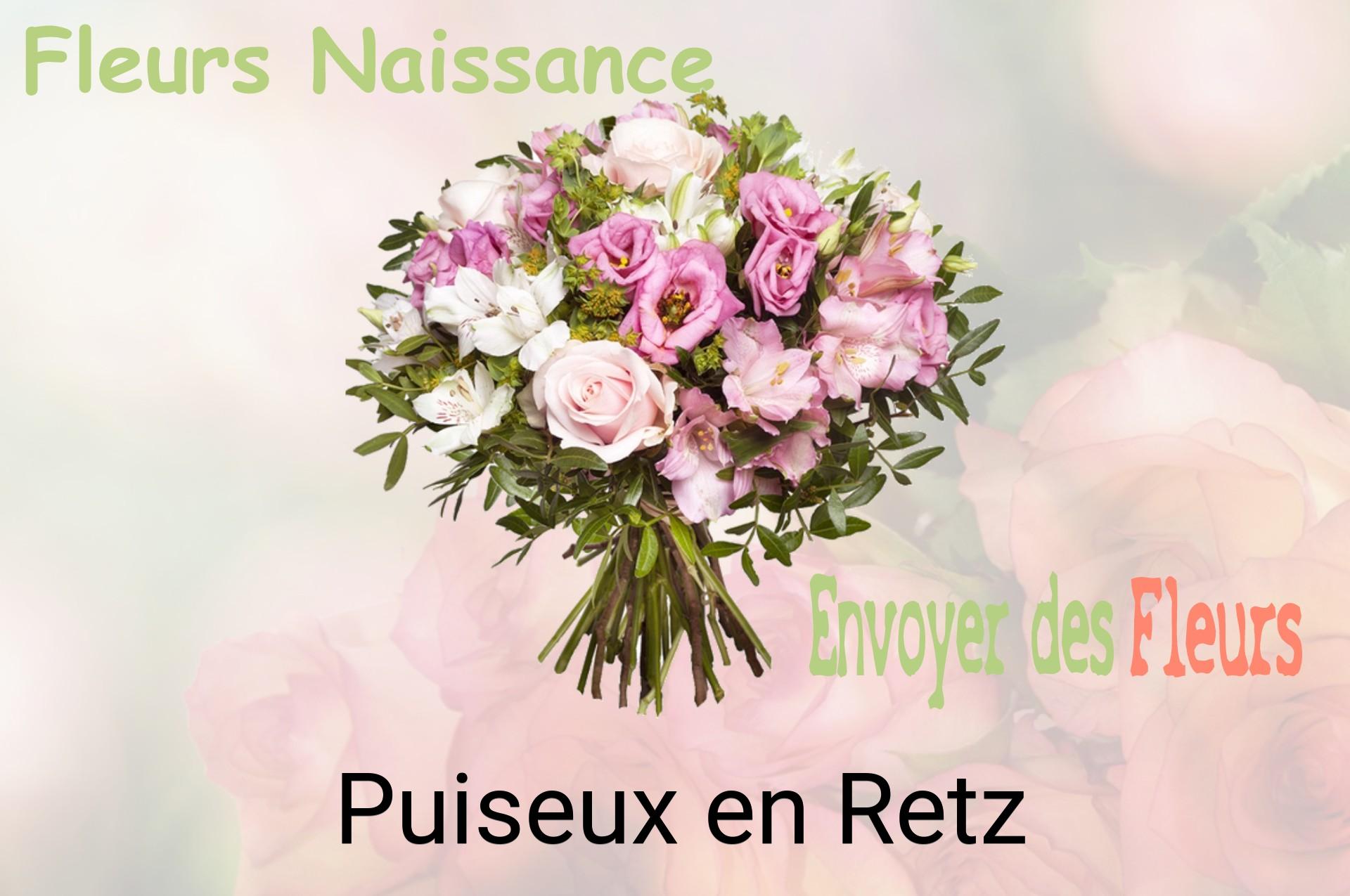 Bouquet de fleurs de naissance livré à Puiseux-en-Retz